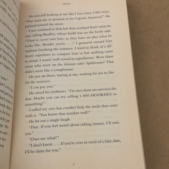 The Fill-In Boyfriend by Kasie West - Pink Accent Paperback - Picture 9 of 12